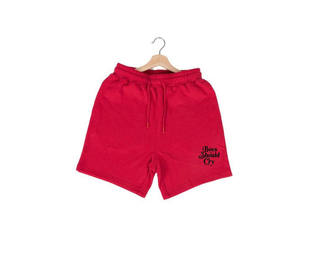 Red Boys Should Cry Shorts